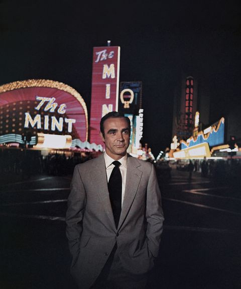 las vegas 1971 actor sean connery poses as james bond in a scene from the united artist film diamonds are forever in 1971 in las vegas, nevada photo by donaldson collectionmichael ochs archivesgetty images