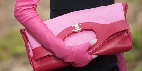 Pink, Glove, Product, Magenta, Waist, Arm, Shoulder, Belt, Hand, Joint, 
