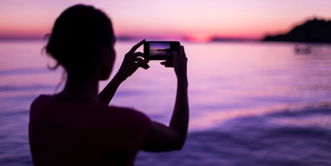 Water, Sky, Photograph, Sunset, Photography, Purple, Sea, Ocean, Silhouette, Horizon, 