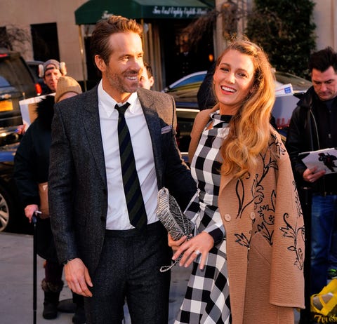 ryan reynolds and blake lively in new york city on march 22, 2018