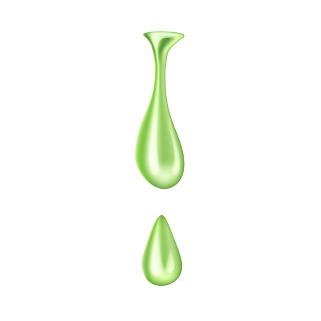 vector realistic aloe vera oil drop 3d liquid healthcare, scincare natural organic cosmetics symbol green oil droplet moisture skin essence isolated illustration