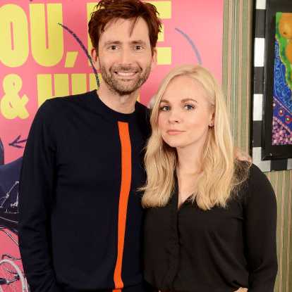 london, england   march 29  david tennant l and producer georgia tennant attend a special screening of you, me and him at charlotte street hotel on march 29, 2018 in london, england  photo by dave j hogandave j hogangetty images
