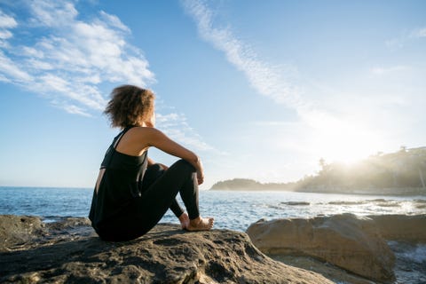 people in nature, photograph, water, sky, sea, beauty, sitting, ocean, beach, photography,