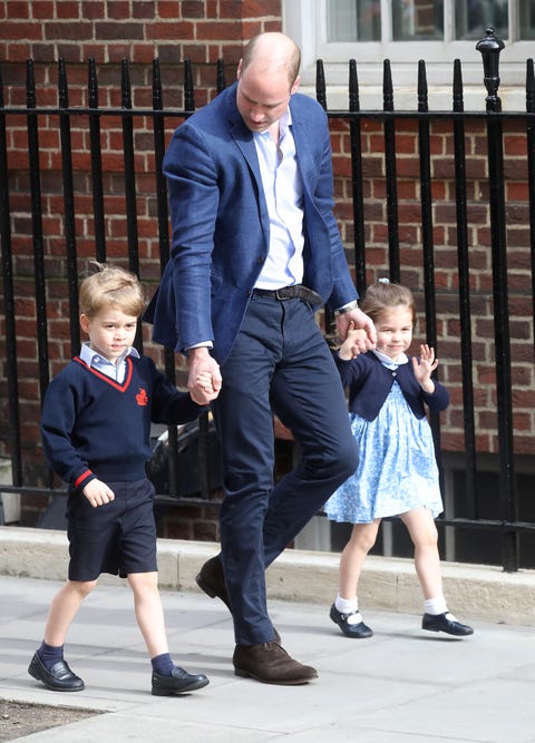 Prince George And Princess Charlotte Visit Royal Baby Brother In Hospital