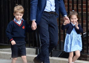 Princess Charlotte Is Already A Master Of The Royal Wave Princess Charlotte At The Lindo Wing