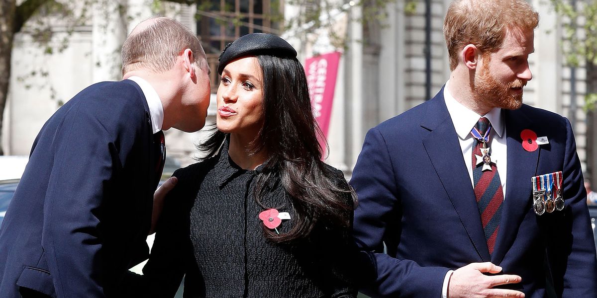 Meghan Markle And Prince William Sweet Moment At The Anzac Day Services Meghan Markle Prince
