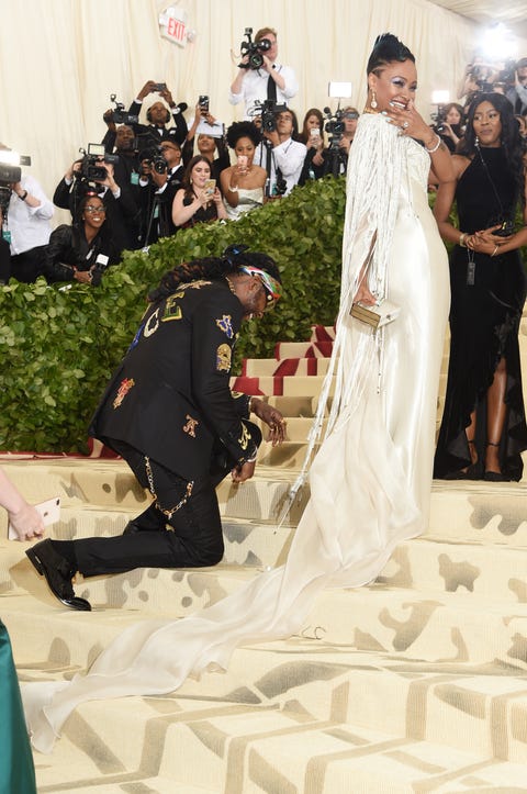 2 Chainz Met Gala Red Carpet Proposal - Kesha Ward Proposal