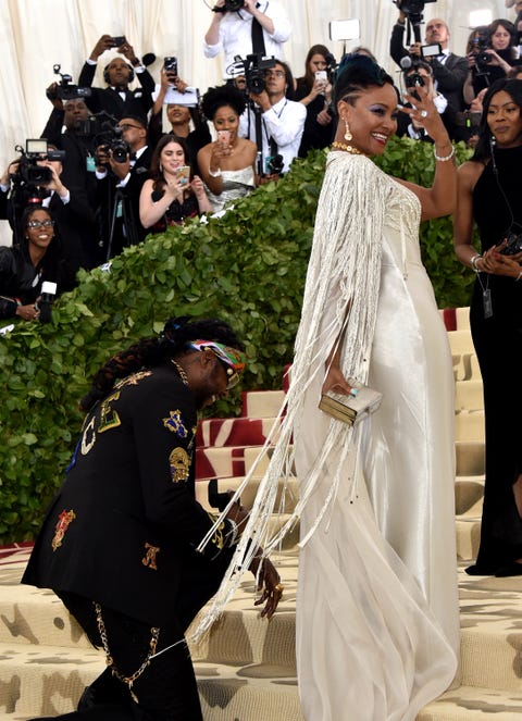 2 Chainz Met Gala Red Carpet Proposal - Kesha Ward Proposal