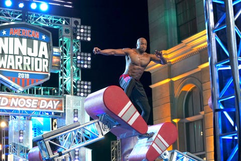 red nose day special    "american ninja warrior"    pictured akbar gbajabiamila    photo by tyler goldennbcnbcu photo bank