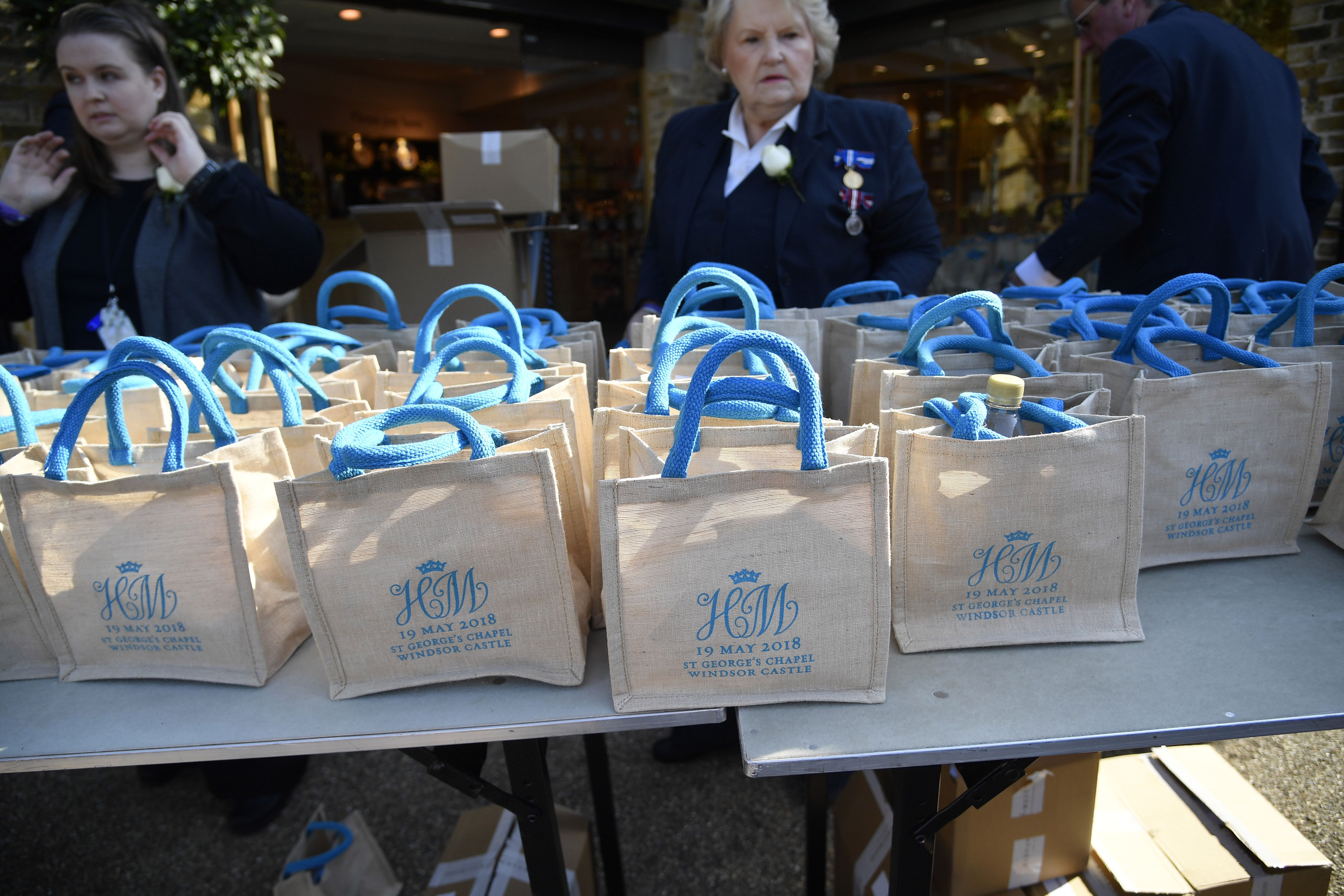 the royal wedding goodie bag