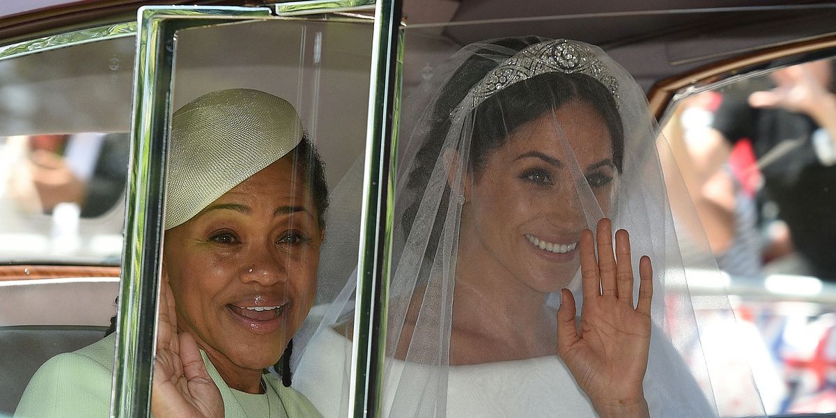 Meghan Markle S Mom Doria Ragland Looked Stunning In Green At Royal Wedding
