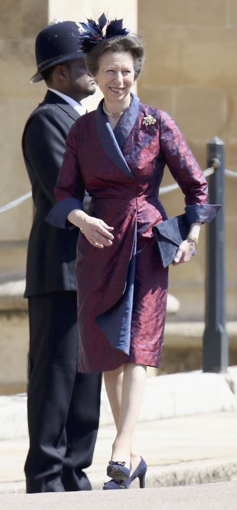 Image result for princess anne at royal wedding 2018