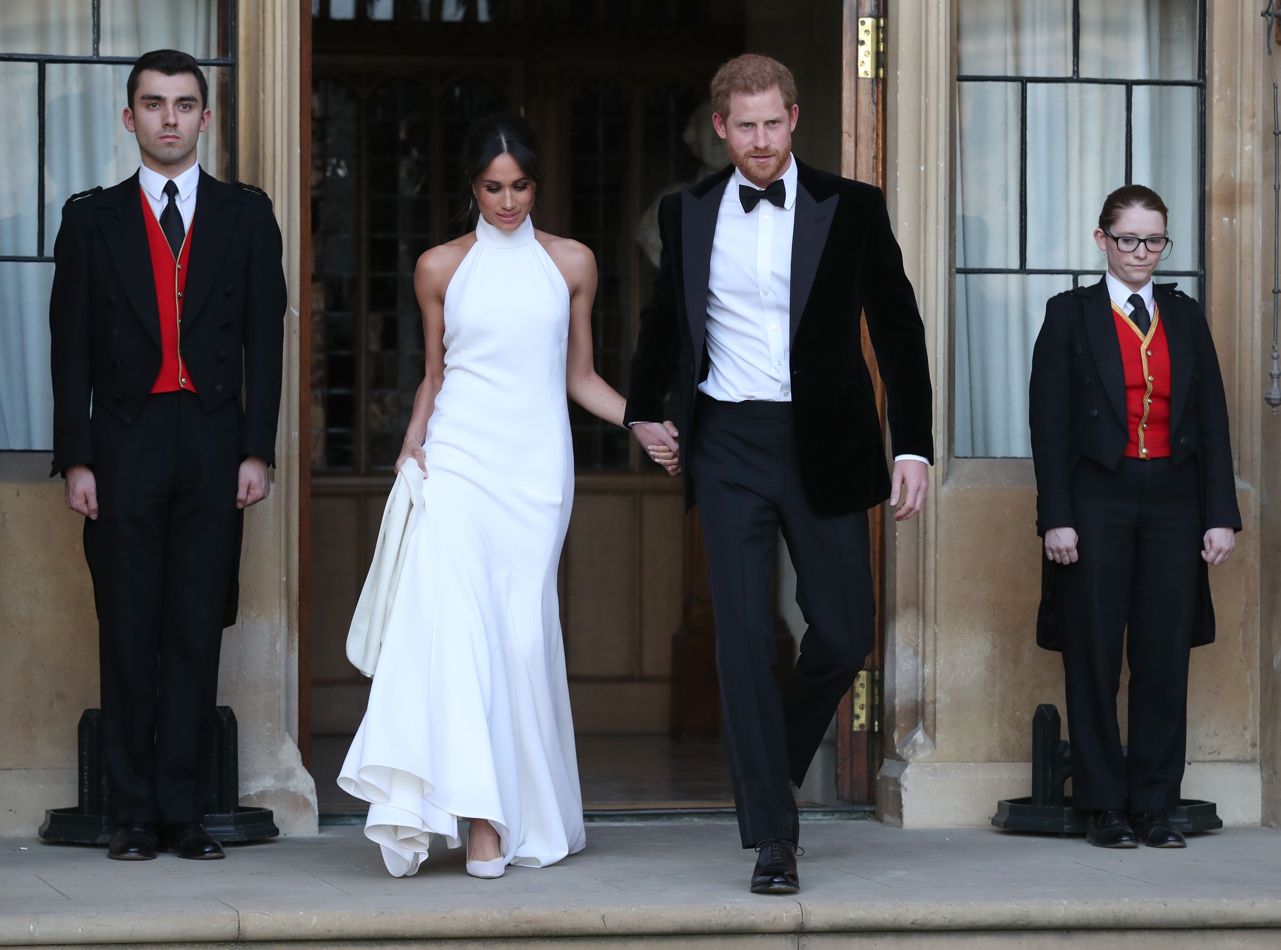 the royal wedding prince harry meghan markle reception dress