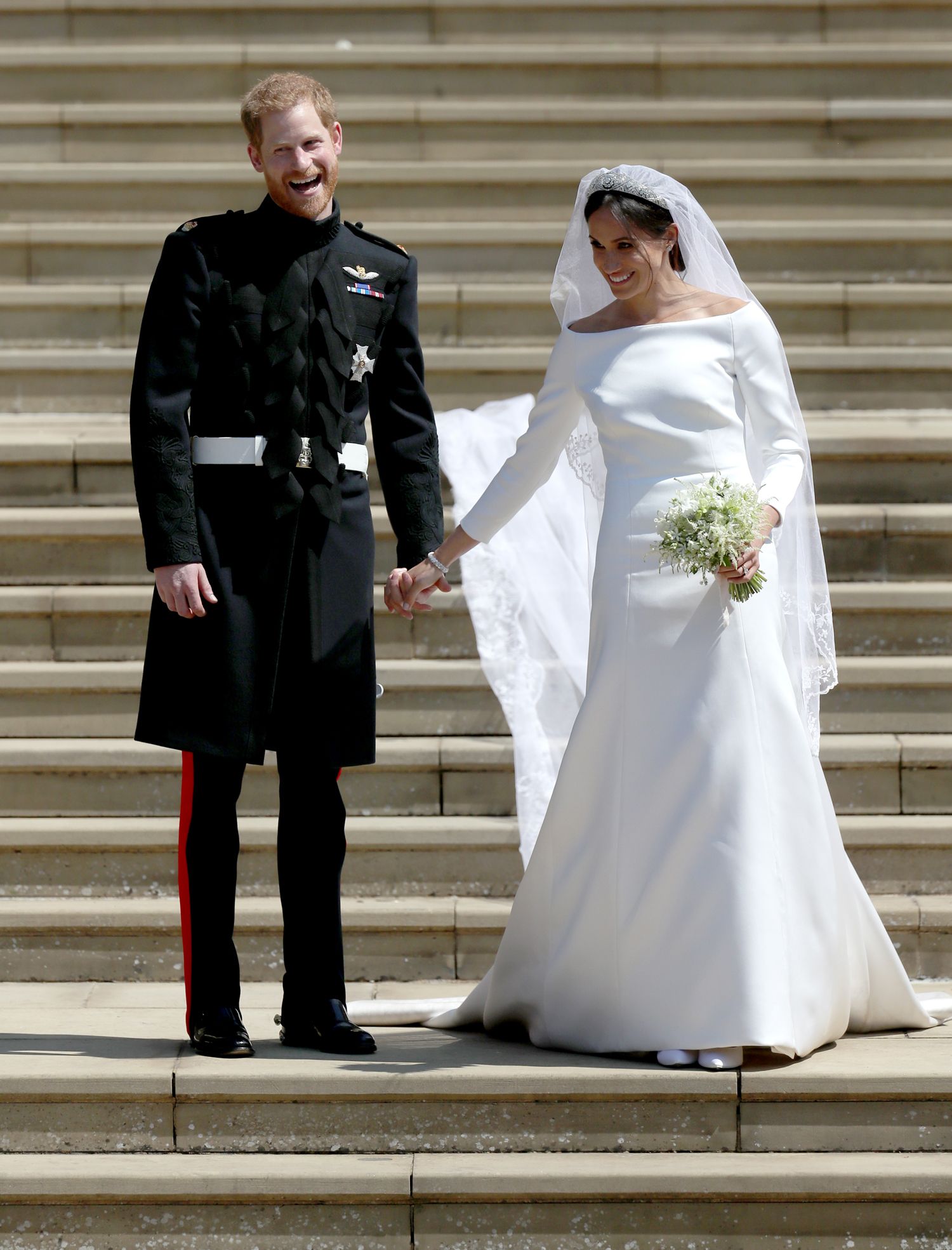 meghan markle after party wedding dress