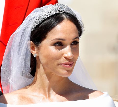 windsor, united kingdom   may 19 embargoed for publication in uk newspapers until 24 hours after create date and time meghan, duchess of sussex travels in an ascot landau carriage as she  prince harry, duke of sussex begin their procession through windsor following their wedding at st georges chapel, windsor castle on may 19, 2018 in windsor, england prince henry charles albert david of wales marries ms meghan markle in a service at st georges chapel inside the grounds of windsor castle among the guests were 2200 members of the public, the royal family and ms markles mother doria ragland photo by max mumbyindigogetty images