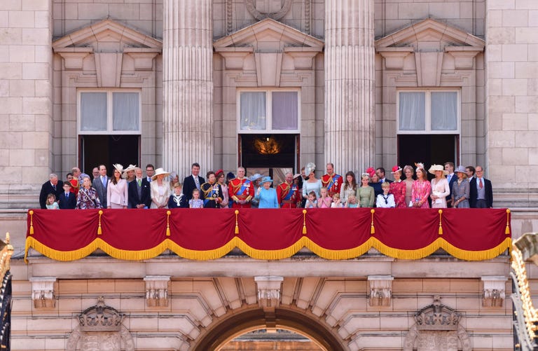 Who Was on the Buckingham Palace Balcony for Trooping the Colour