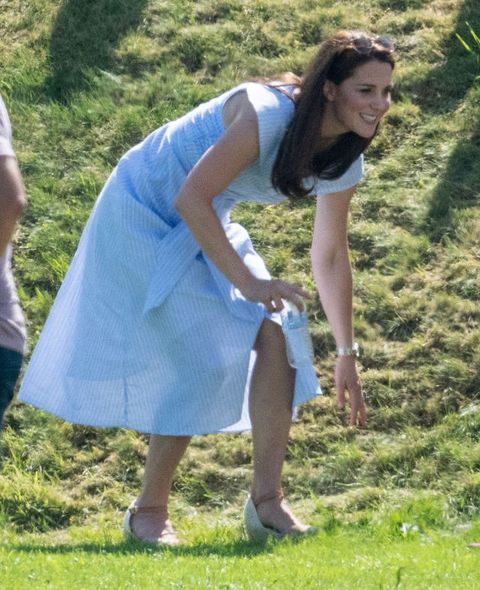 Kate Middleton Just Wore a Off the Shoulder Blue Zara Dress to Prince ...
