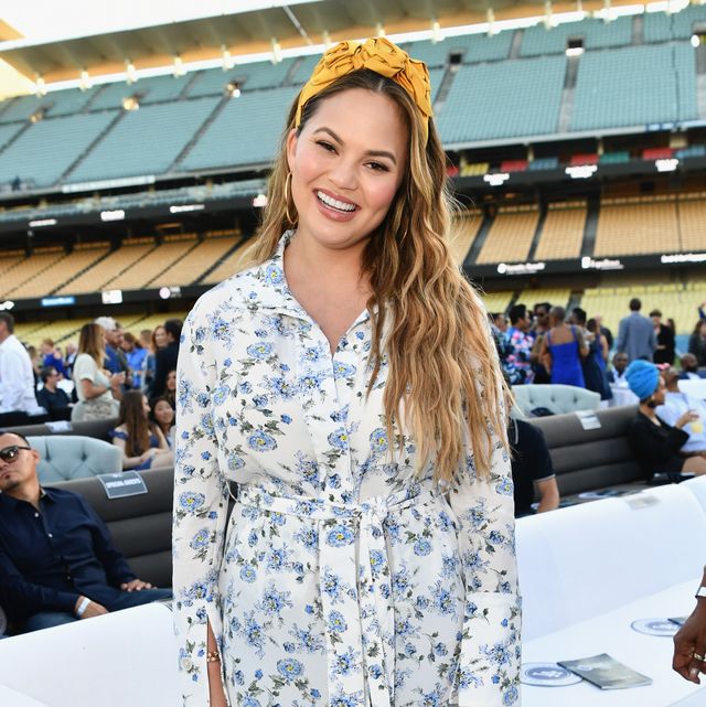 los angeles, ca   june 11  chrissy teigen attends the fourth annual los angeles dodgers foundation blue diamond gala at dodger stadium on june 11, 2018 in los angeles, california  photo by emma mcintyregetty images for los angeles dodgers foundation