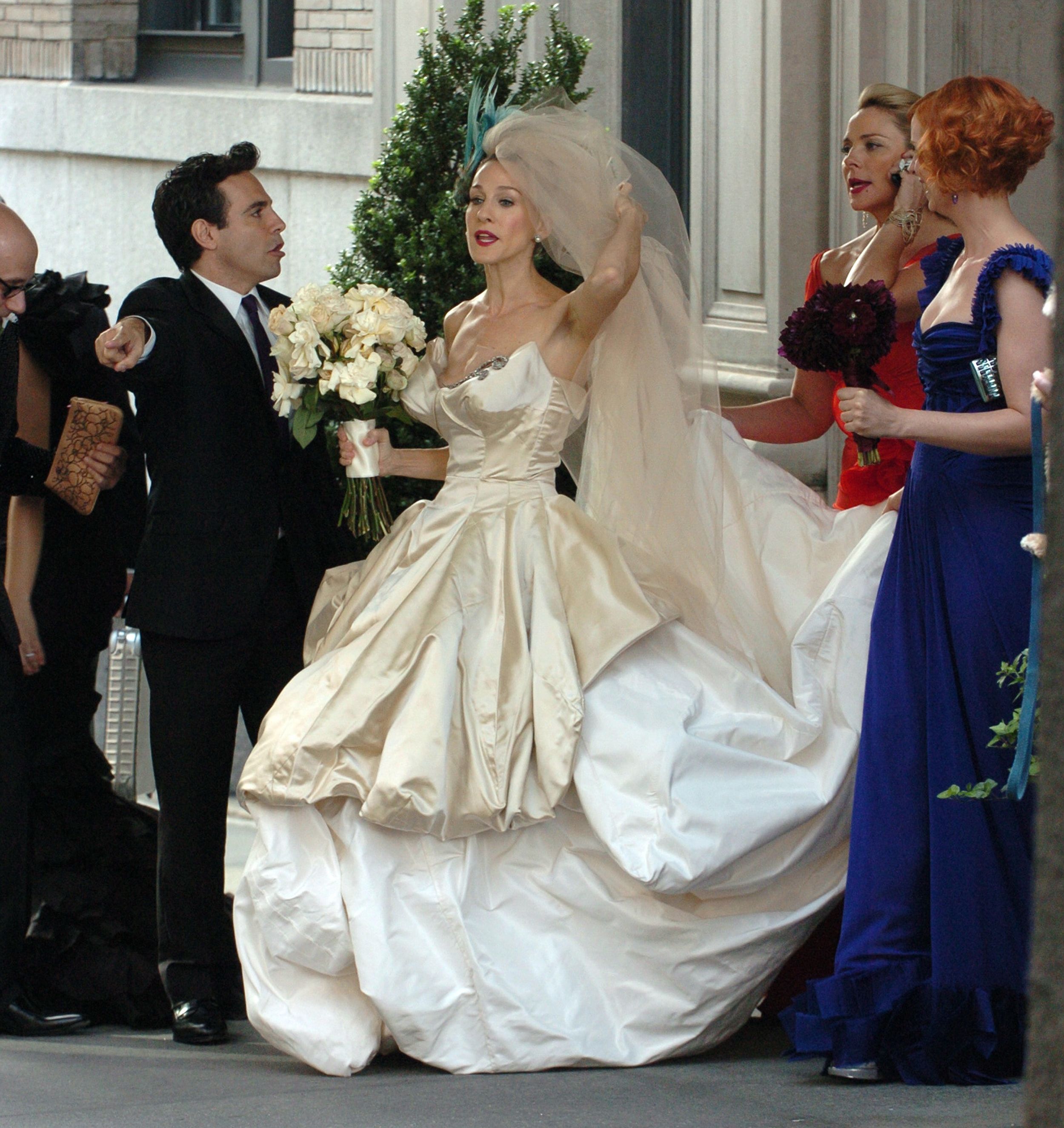 Джессика паркер в свадебном платье