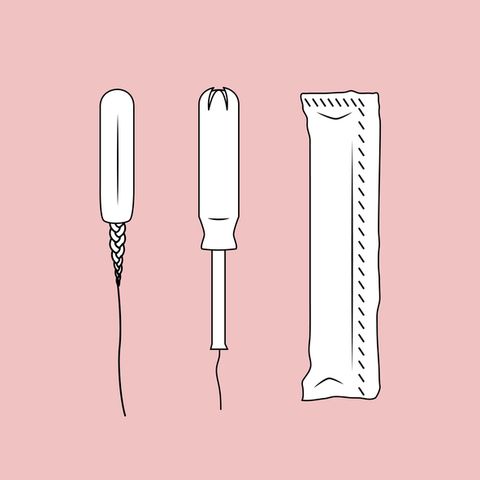 illustration of a popular feminine hygiene product