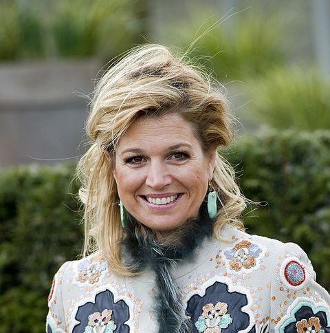 lisse, netherlands   march 17 dutch princess maxima attends the opening of the keukenhof on march 17, 2010 in lisse, netherlands photo by getty images
