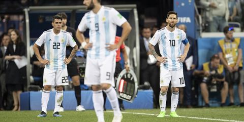 Lionel Messi Gonzalo Higuain Argentina World Cup