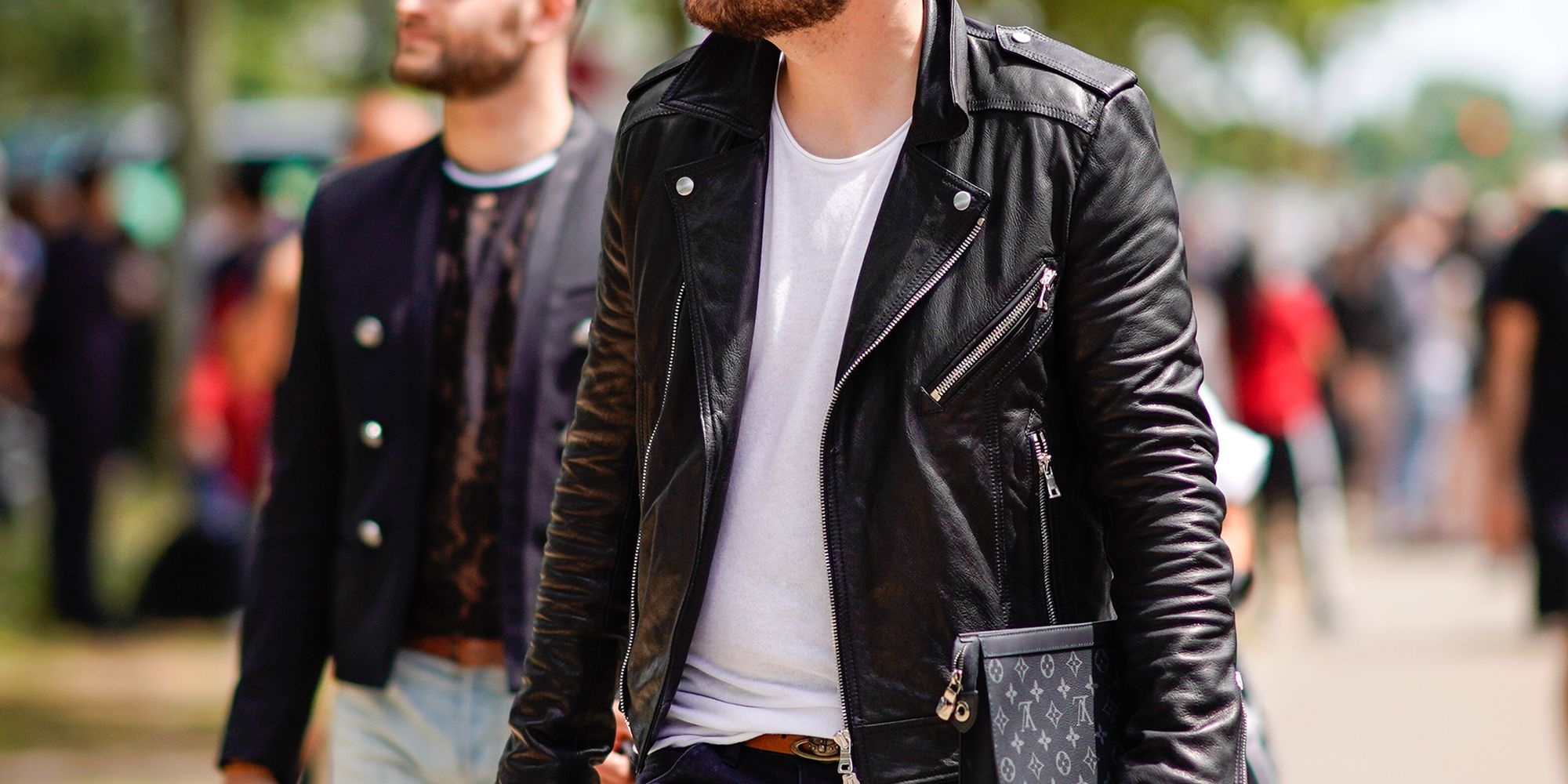 moto jacket men's style