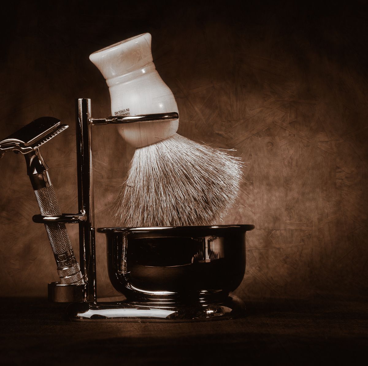 Men's Shaving Grooming Stand Organizer Holder 11 x 7 Vanity