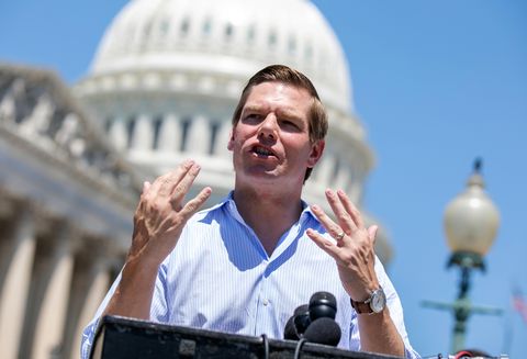 Rep. Eric Swalwell Holds News Conference On Immigrants Separated From Children