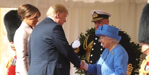 Donald Trump Meeting with Queen Elizabeth