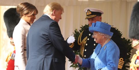 Donald Trump Meeting with Queen Elizabeth