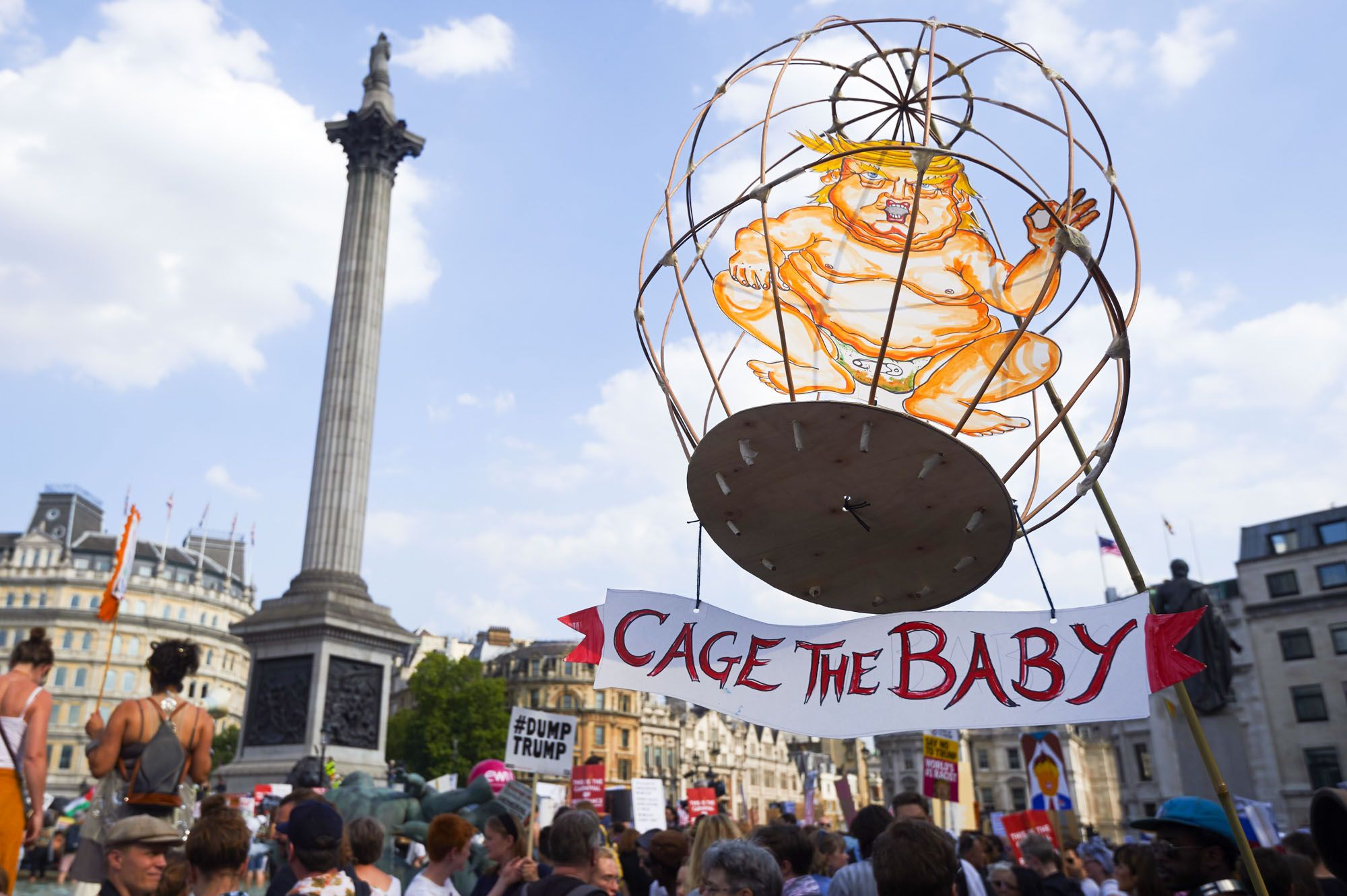 The 25 Cheekiest Signs From The London Trump Protests