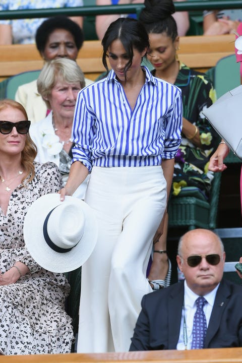 Meghan Markle And Emma Watson At Wimbledon Meghan Markle