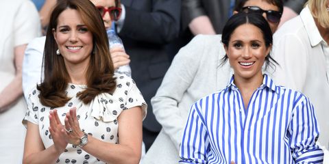Meghan Markle and Kate Middleton Attend Wimbledon