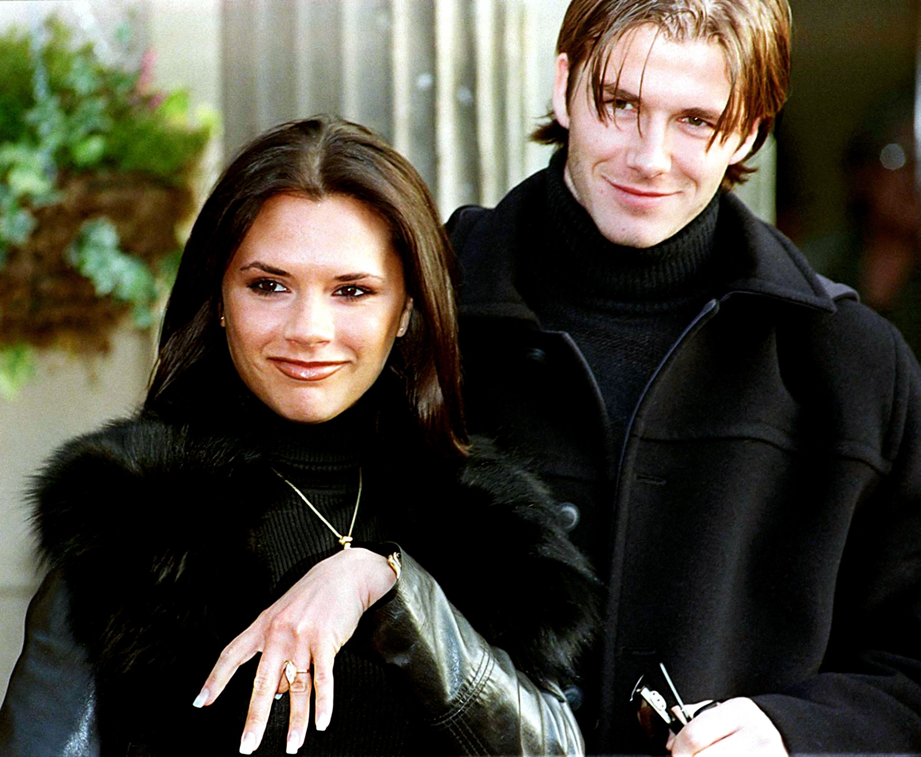 Image result for david and victoria beckham young