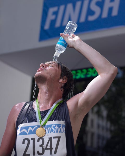 alimentacion durante el maraton