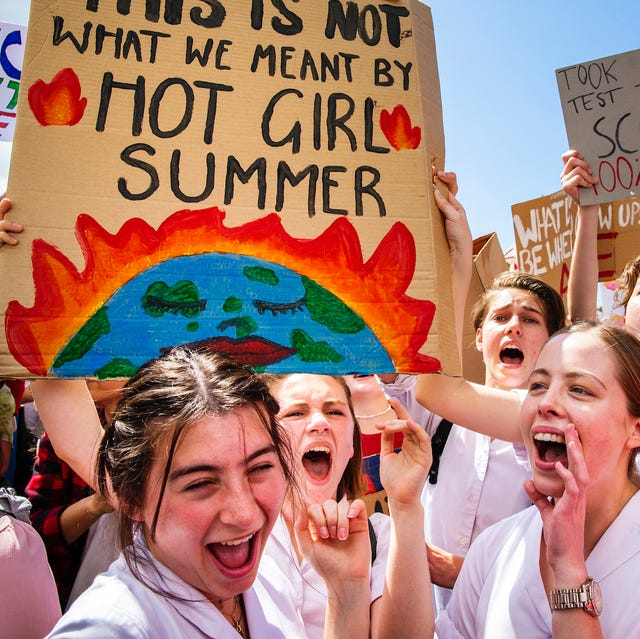 Gevatte protestborden klimaatverandering Gevatte protestborden klimaatverandering