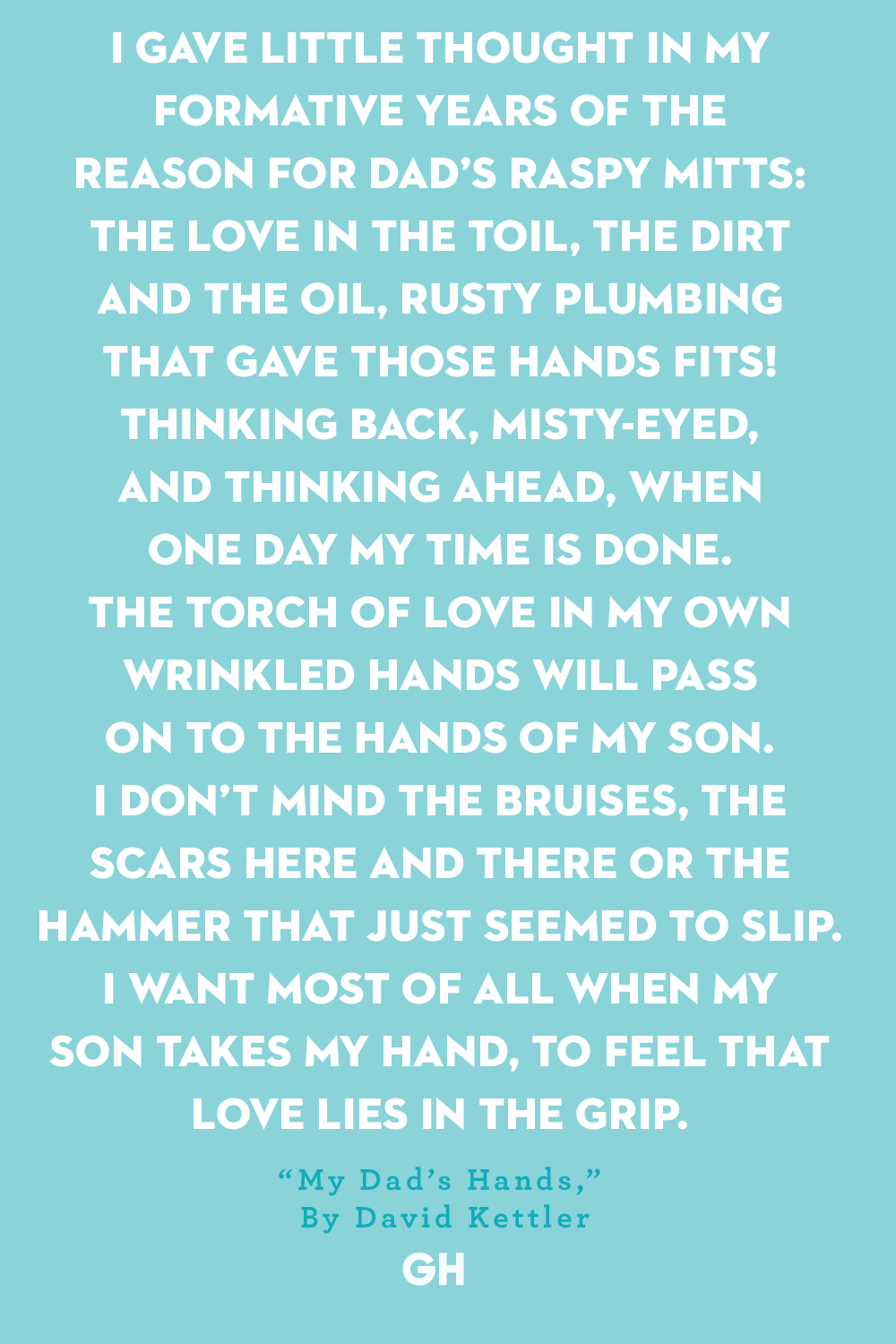 first father's day without my dad poem