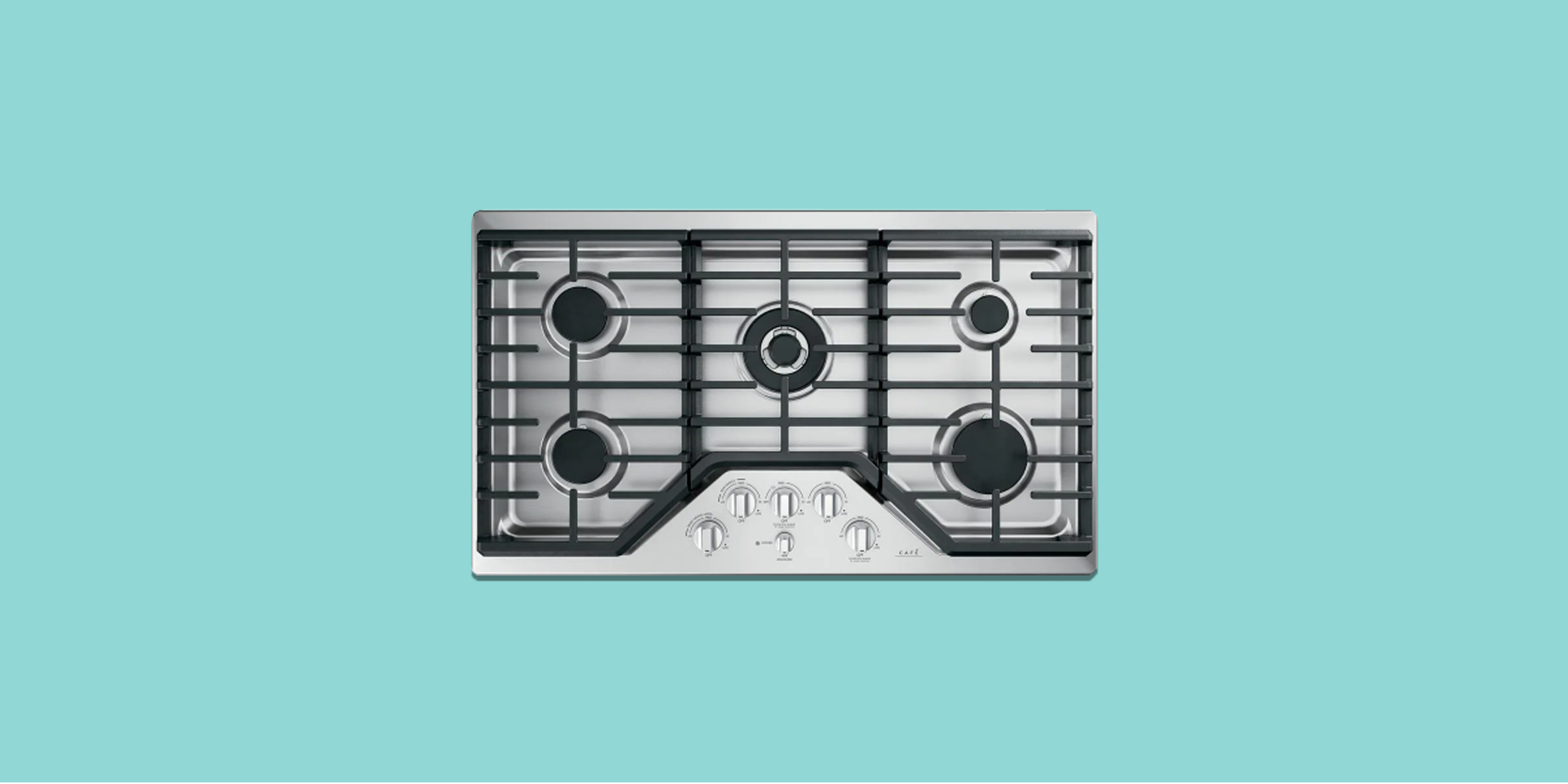 induction cooktop with gas wok burner