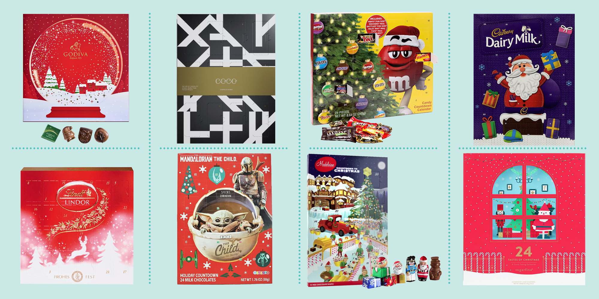 12 Best Chocolate Advent Calendars 2021 Milk Dark And White Chocolate Christmas Countdown Calendars