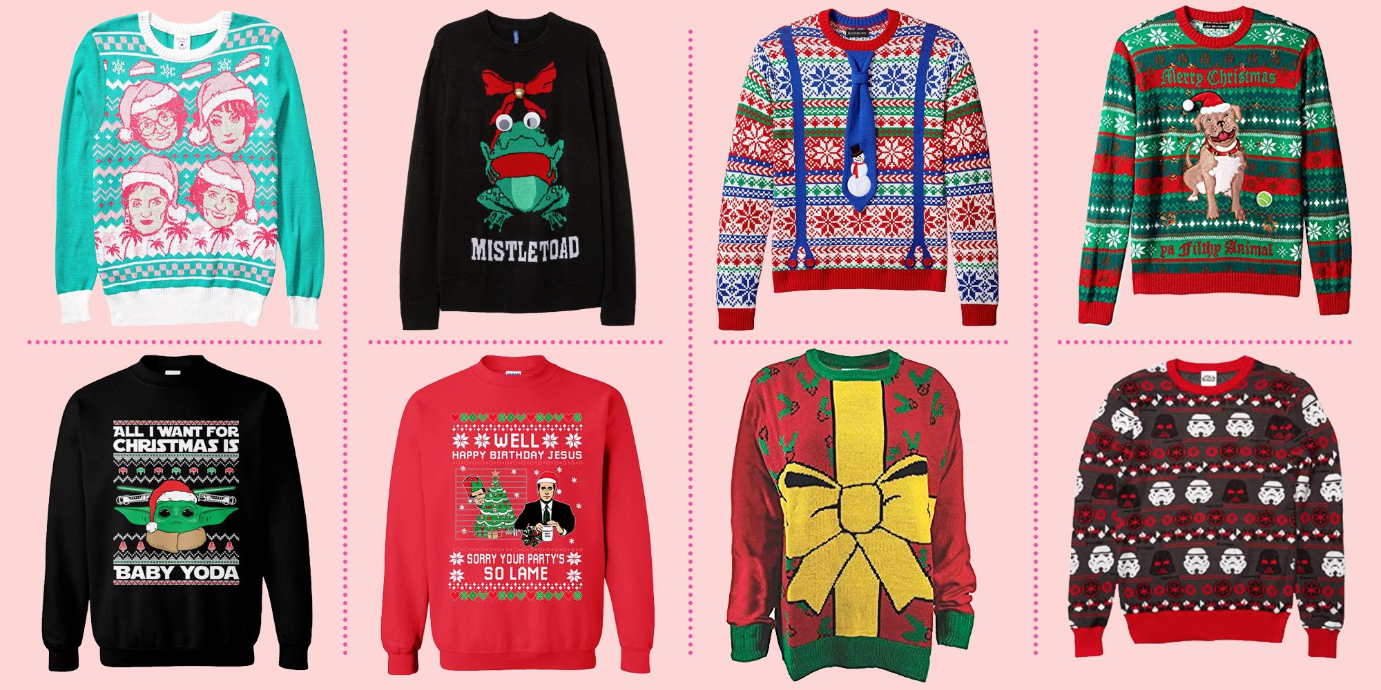 Ugly Christmas Sweaters to Buy or DIY 