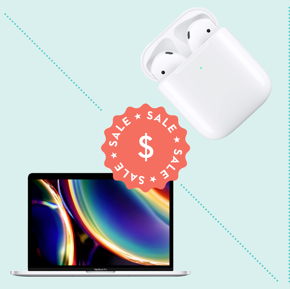 Apple Airpods and laptop
