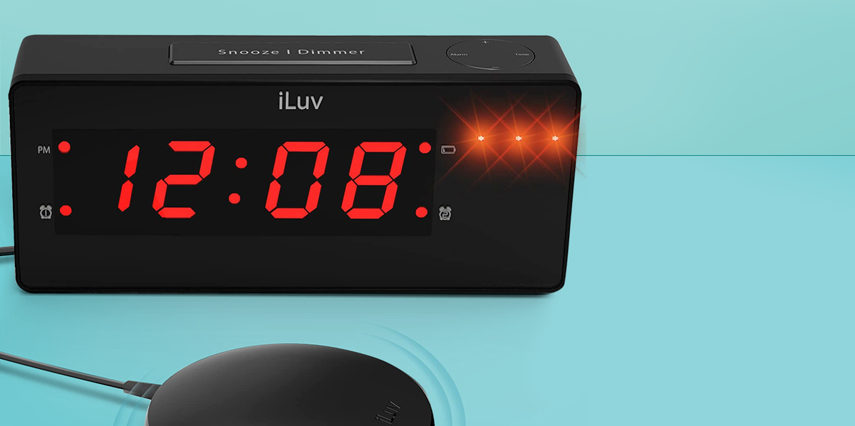 Digital alarm clock large display