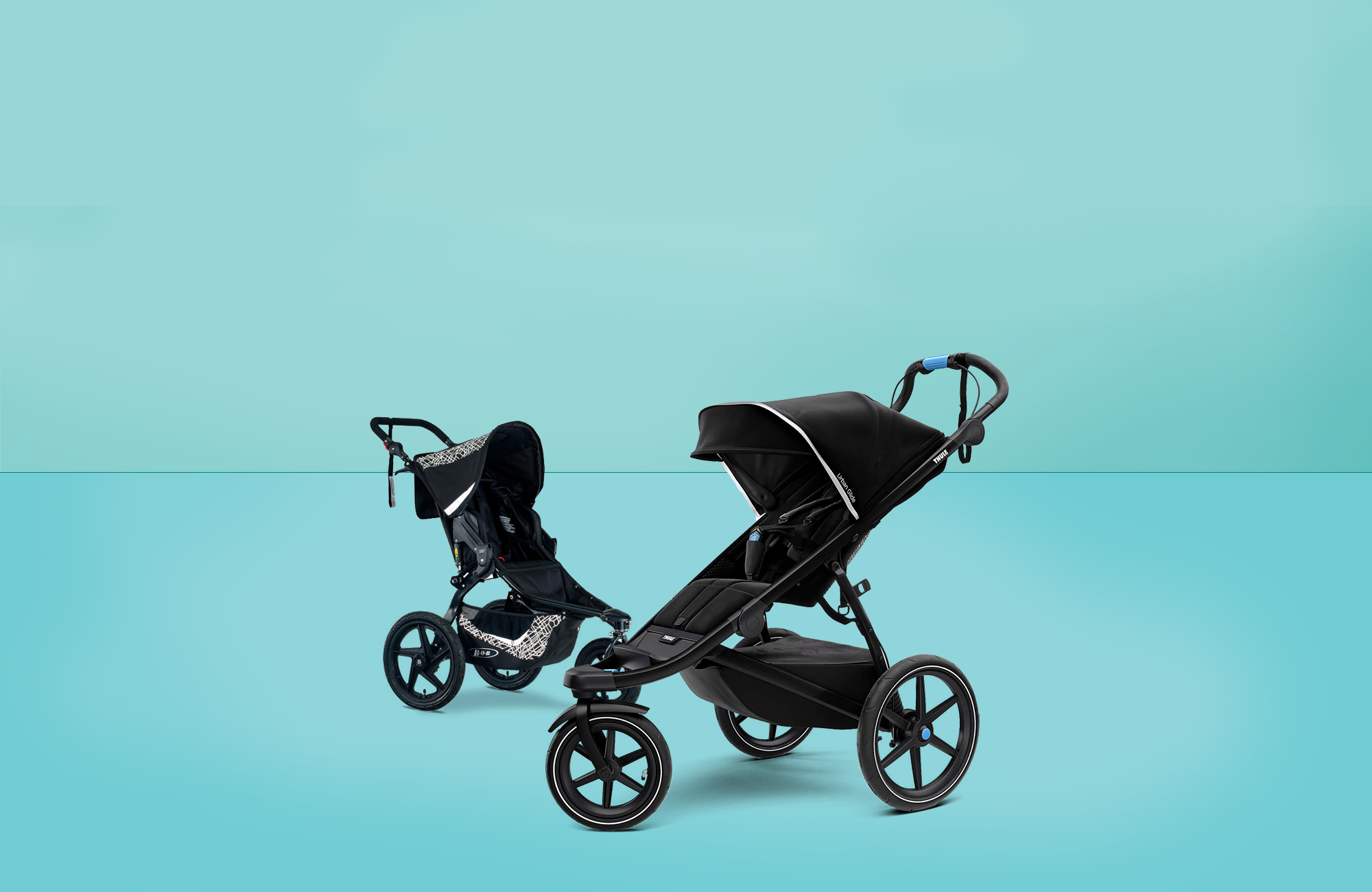 large jogging stroller