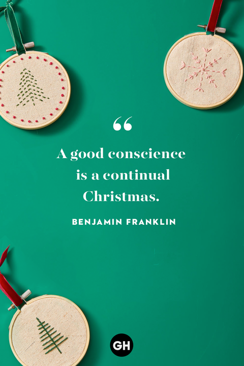 christmas quote by benjamin franklin