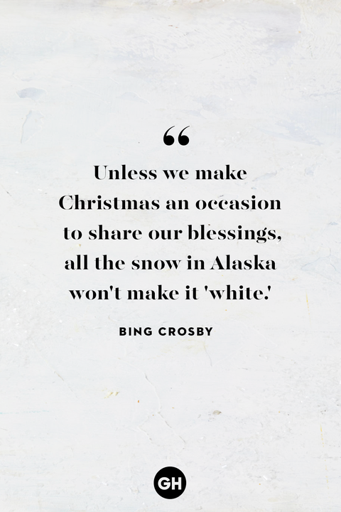 christmas quote by bing crosby