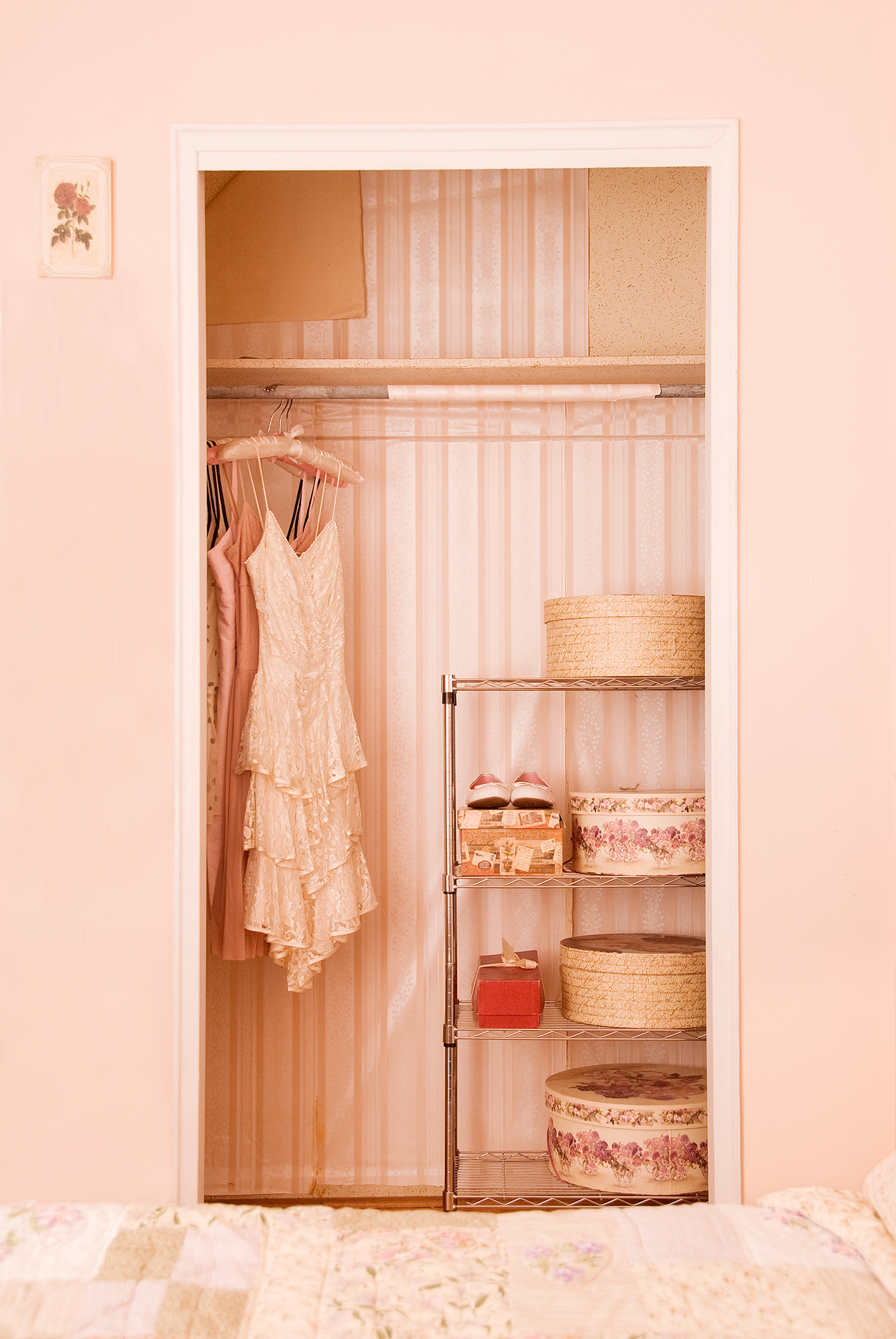 baby dresser with hanging space