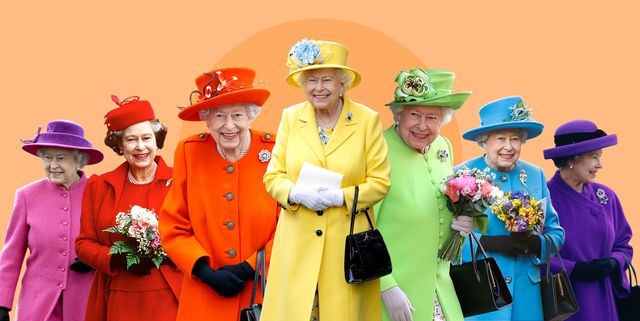 rainbow queen elizabeth the queen's colourful dressing