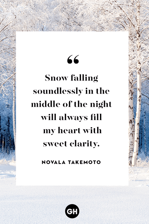 16 Best Quotes About Snow - Snowy Winter Quotes & Sayings