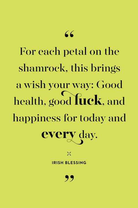 Day irish patricks for blessing st The luck